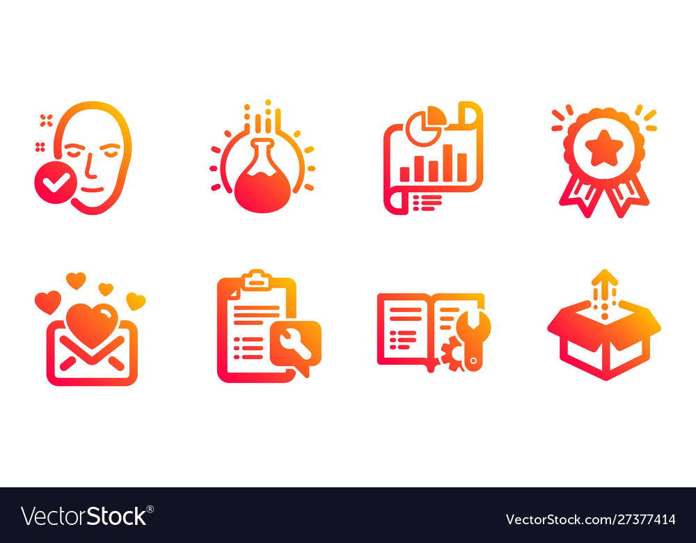 Engineering documentation love mail and report vector image Engineering documentation love mail and report