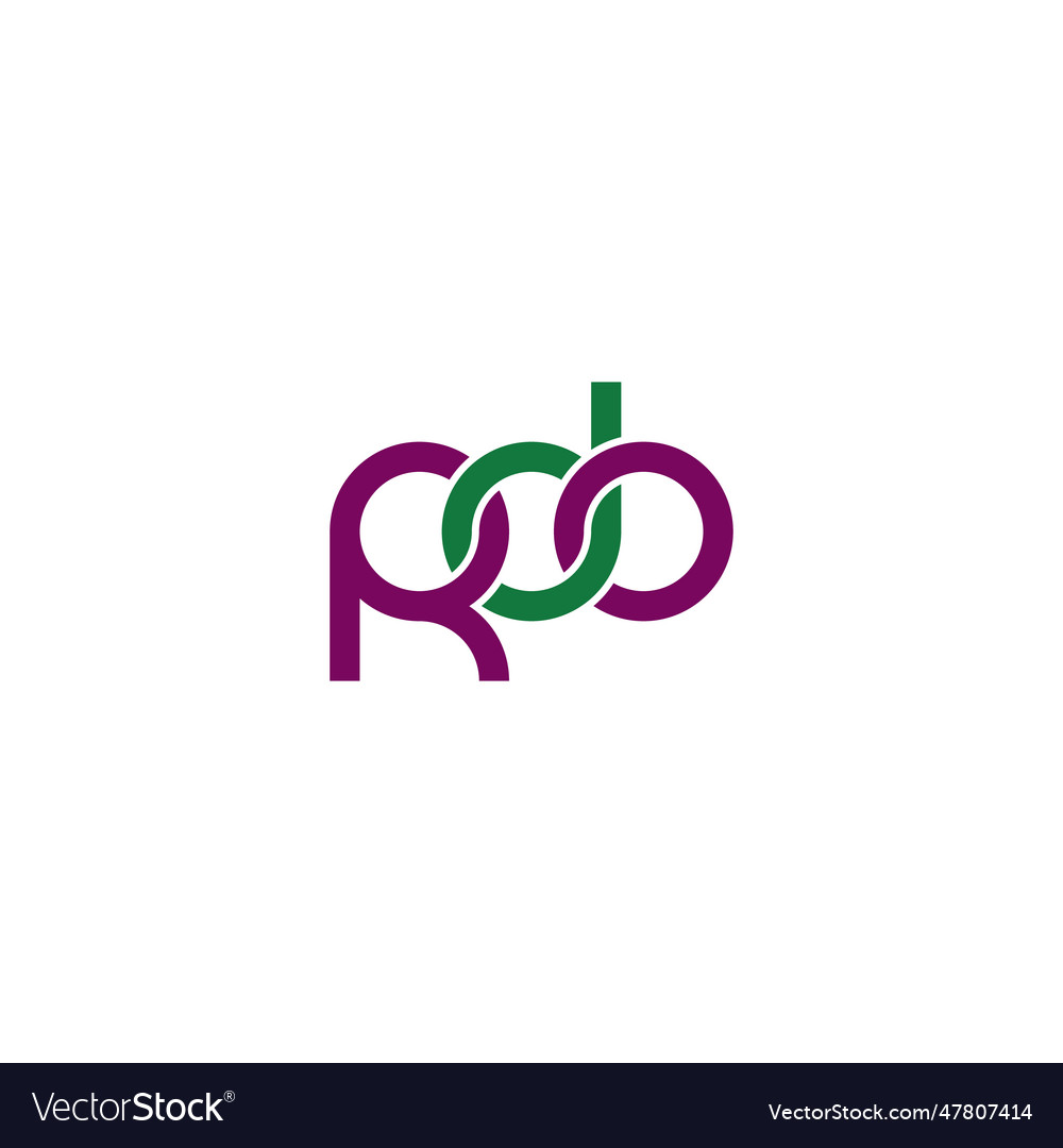 Letters rdo monogram logo design