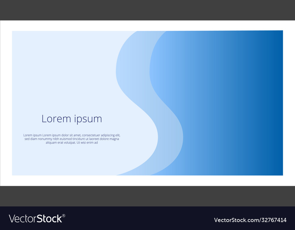 Page presentation layout design template document