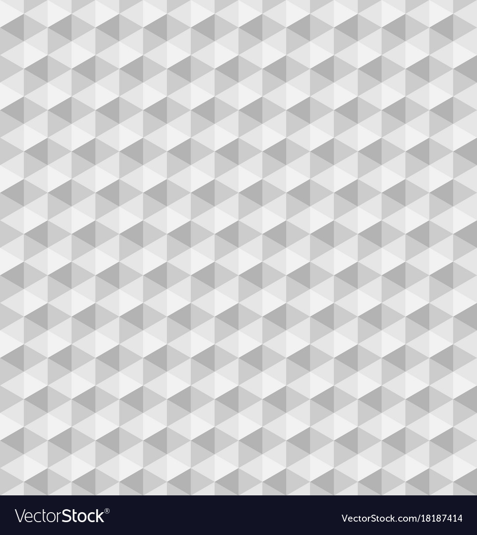 Paper hexagonal pyramids seamless pattern