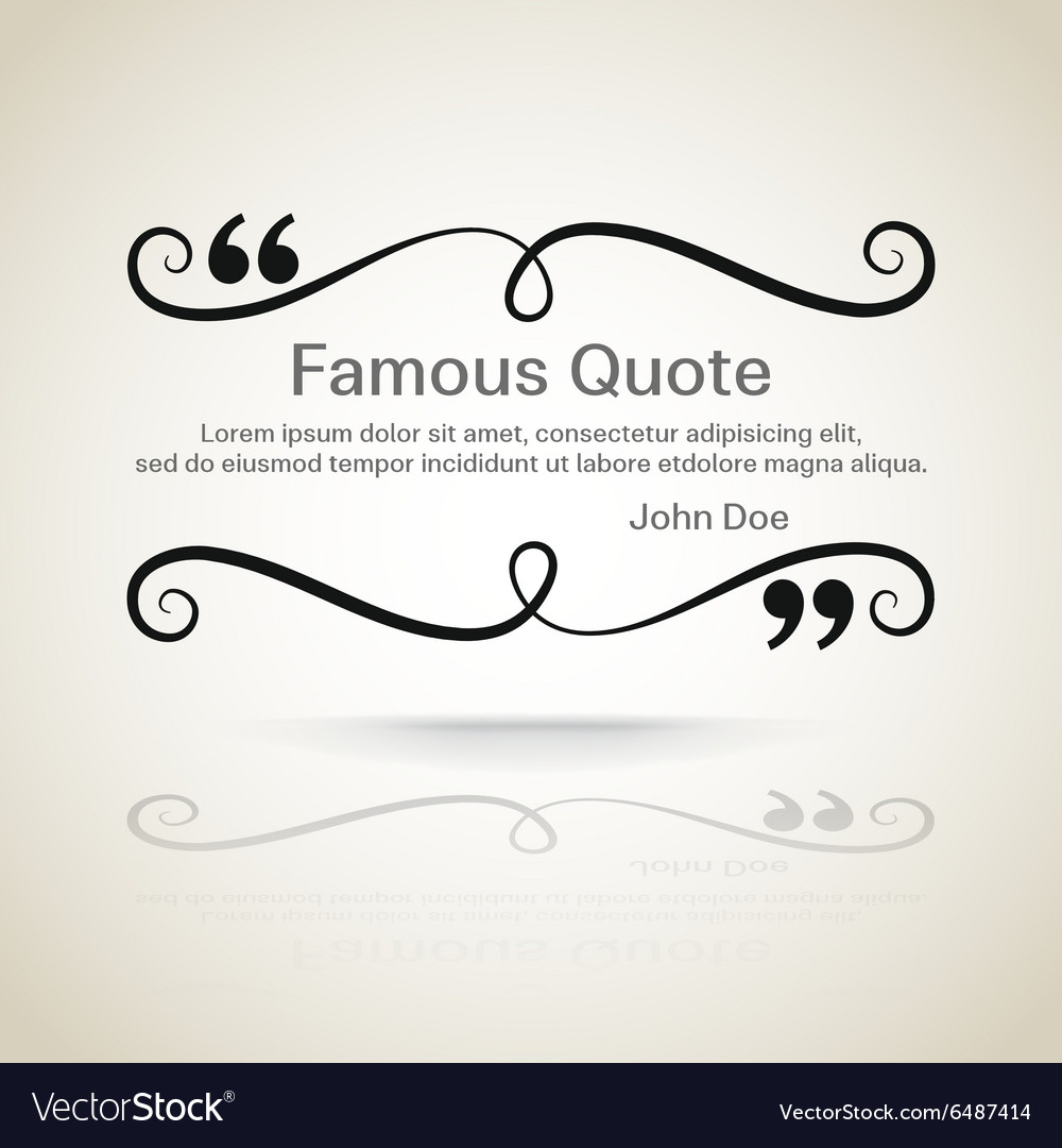 Quote Border Element