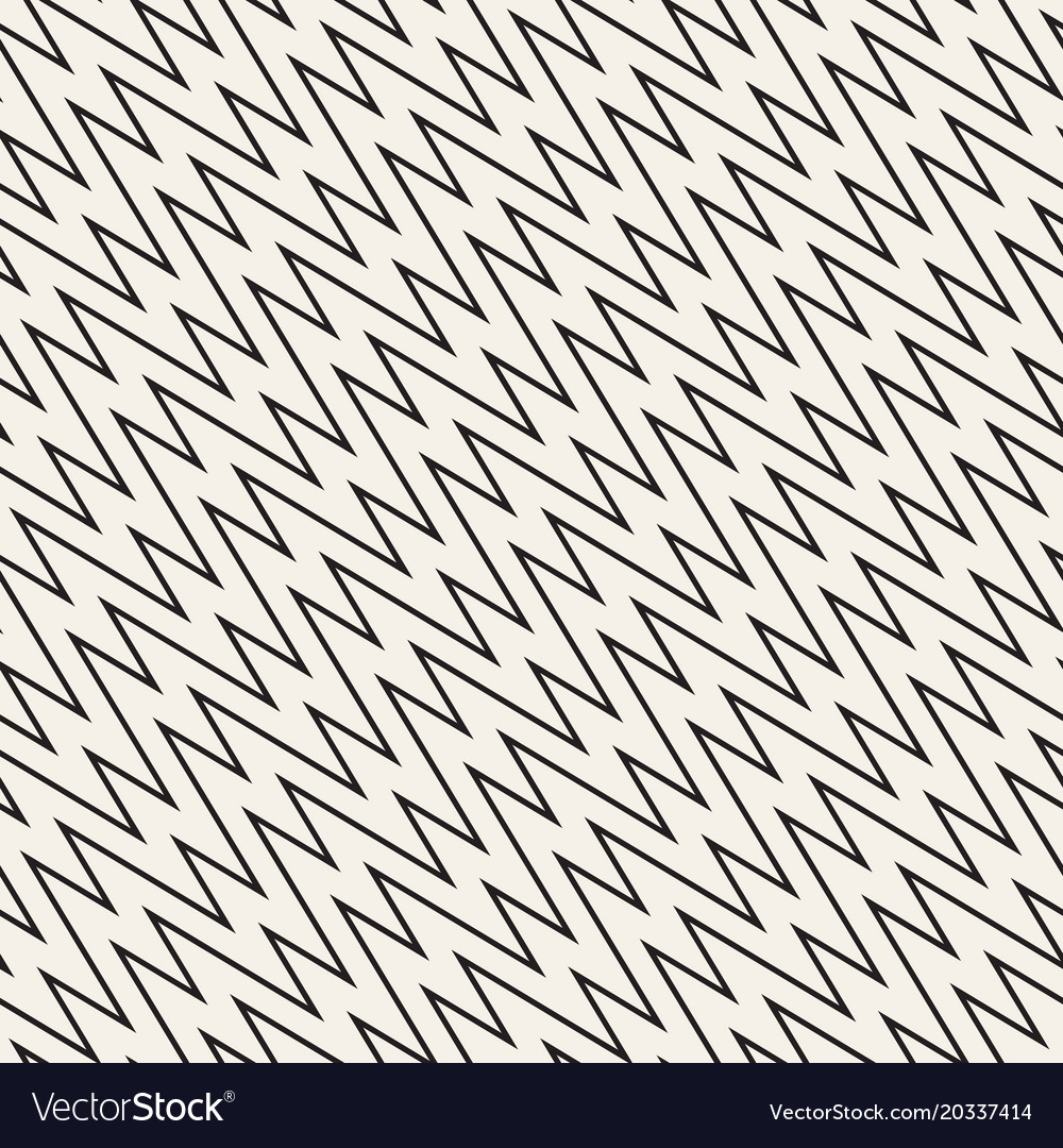 Seamless zig zag geometric pattern classic