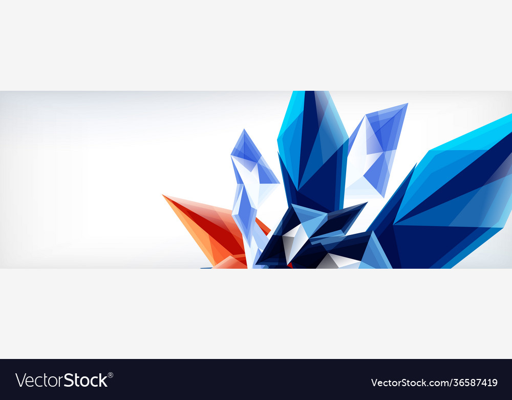 3d triangles and pyramids abstract Vector Image 3d triangles and pyramids abstract