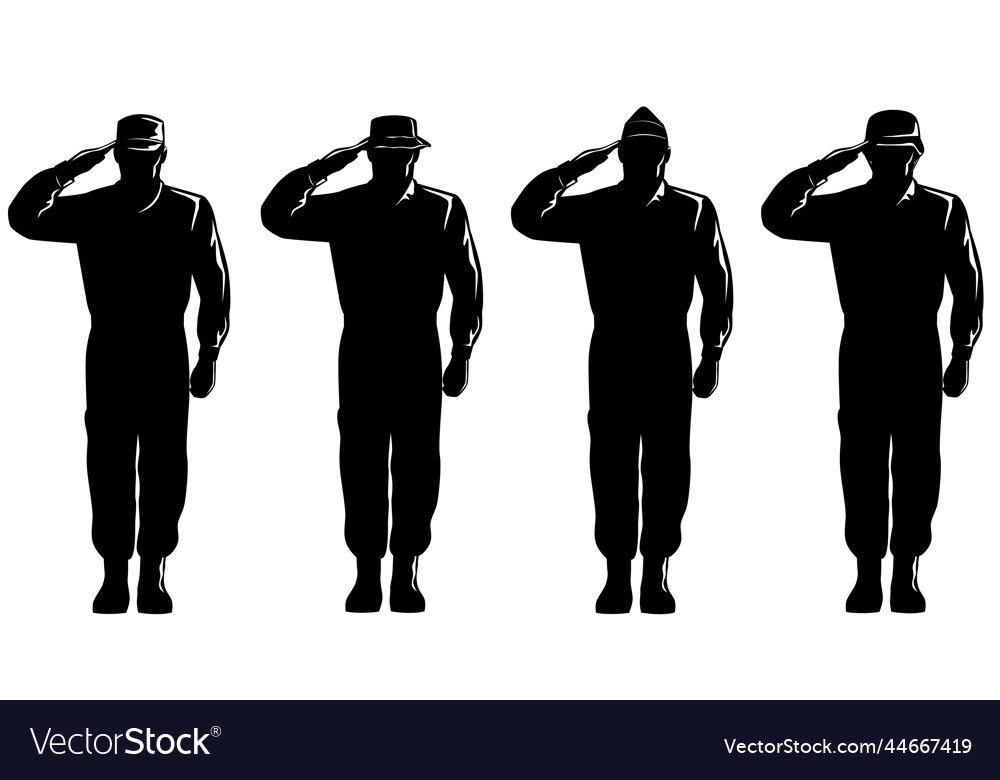 American soldier military serviceman personnel Vector Image