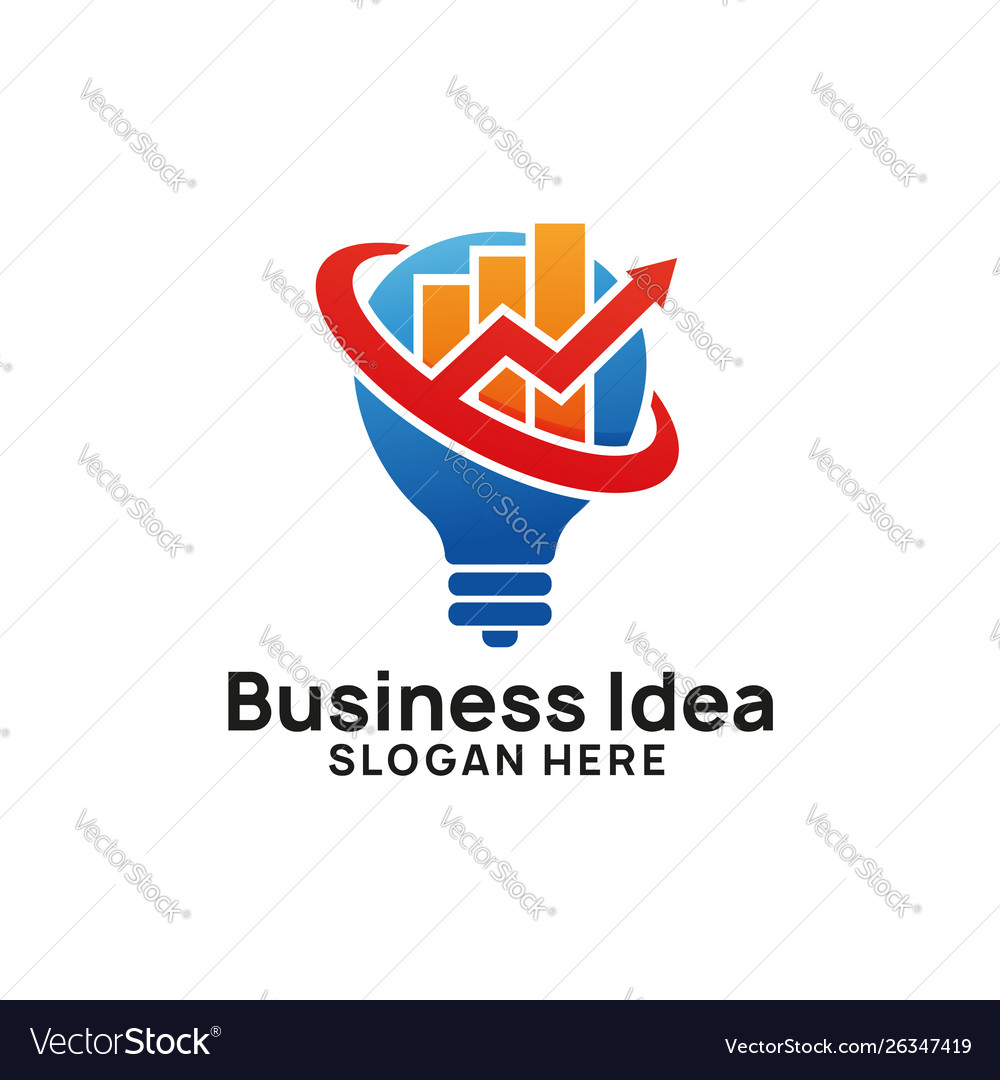 Business creative idea logo design template