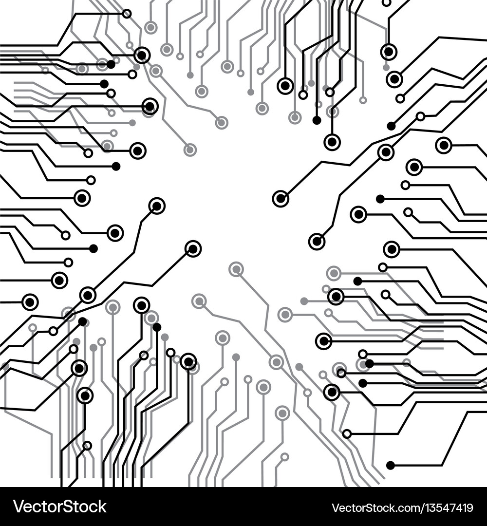 Electrical Circuit Network Icon Royalty Free Vector Image