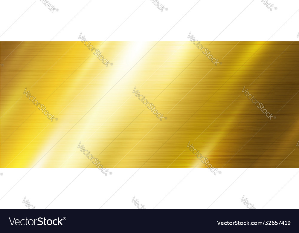 Gold metal texture background Royalty Free Vector Image