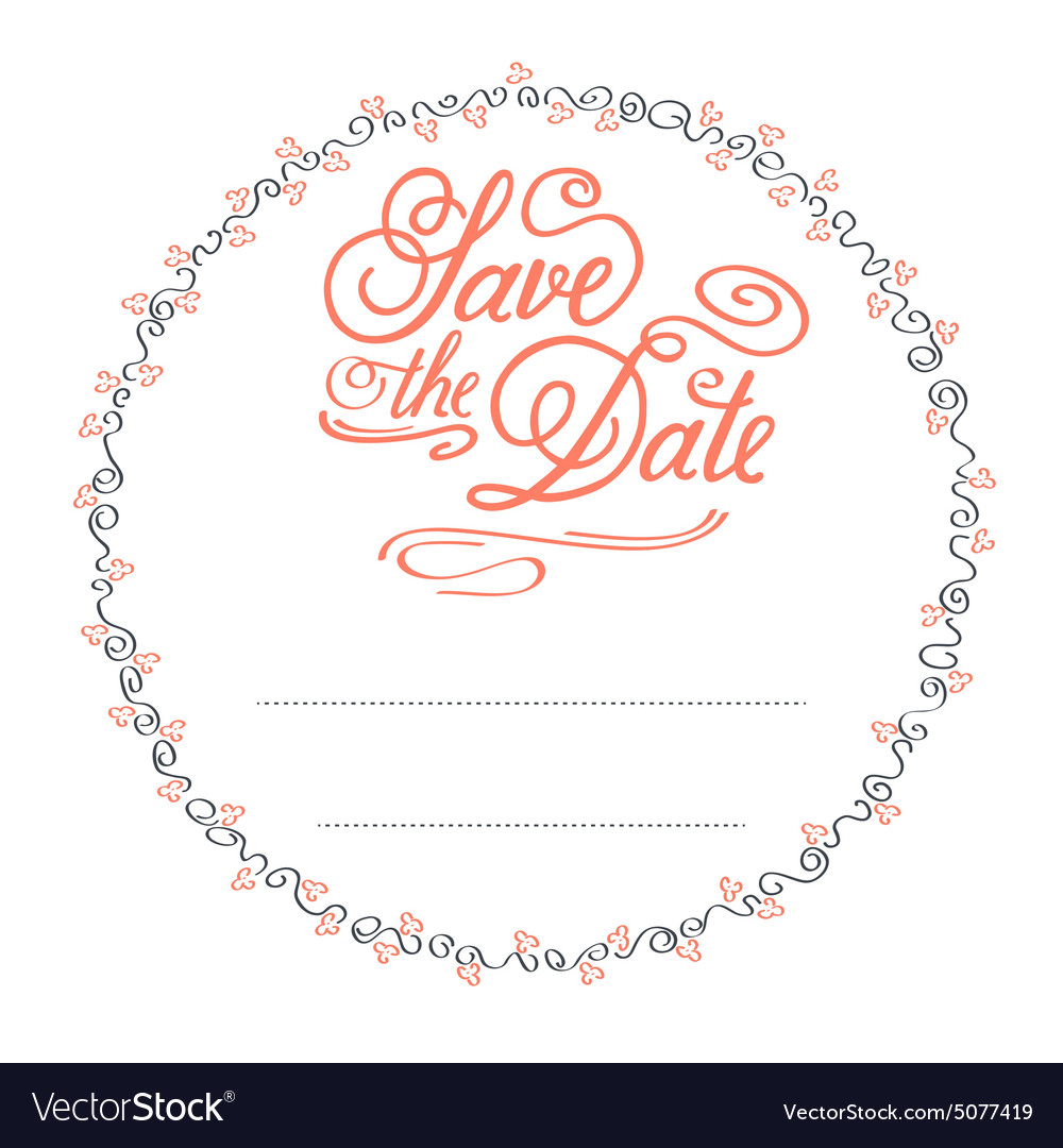 Save the date