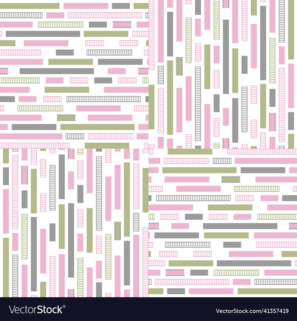 Seamless abstract pattern bricks stripes graph vector image Seamless abstract pattern bricks stripes graph
