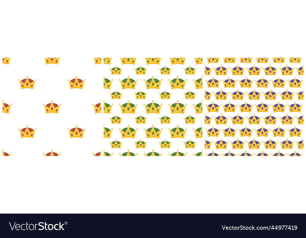Set of happy epiphany day seamless pattern design vector image Set of happy epiphany day seamless pattern design