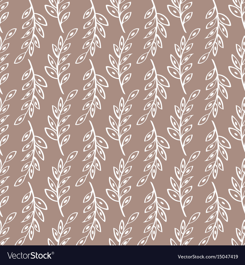 Sprig seamless pattern background