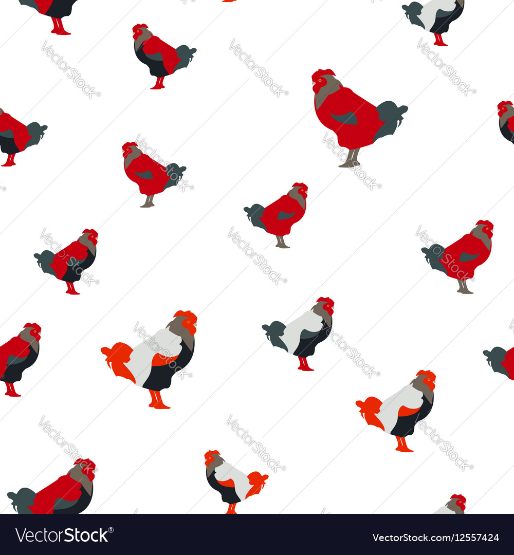 A seamless pattern with full-color images