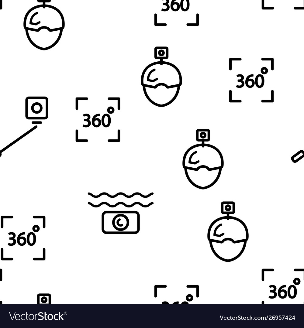 Action camera seamless pattern