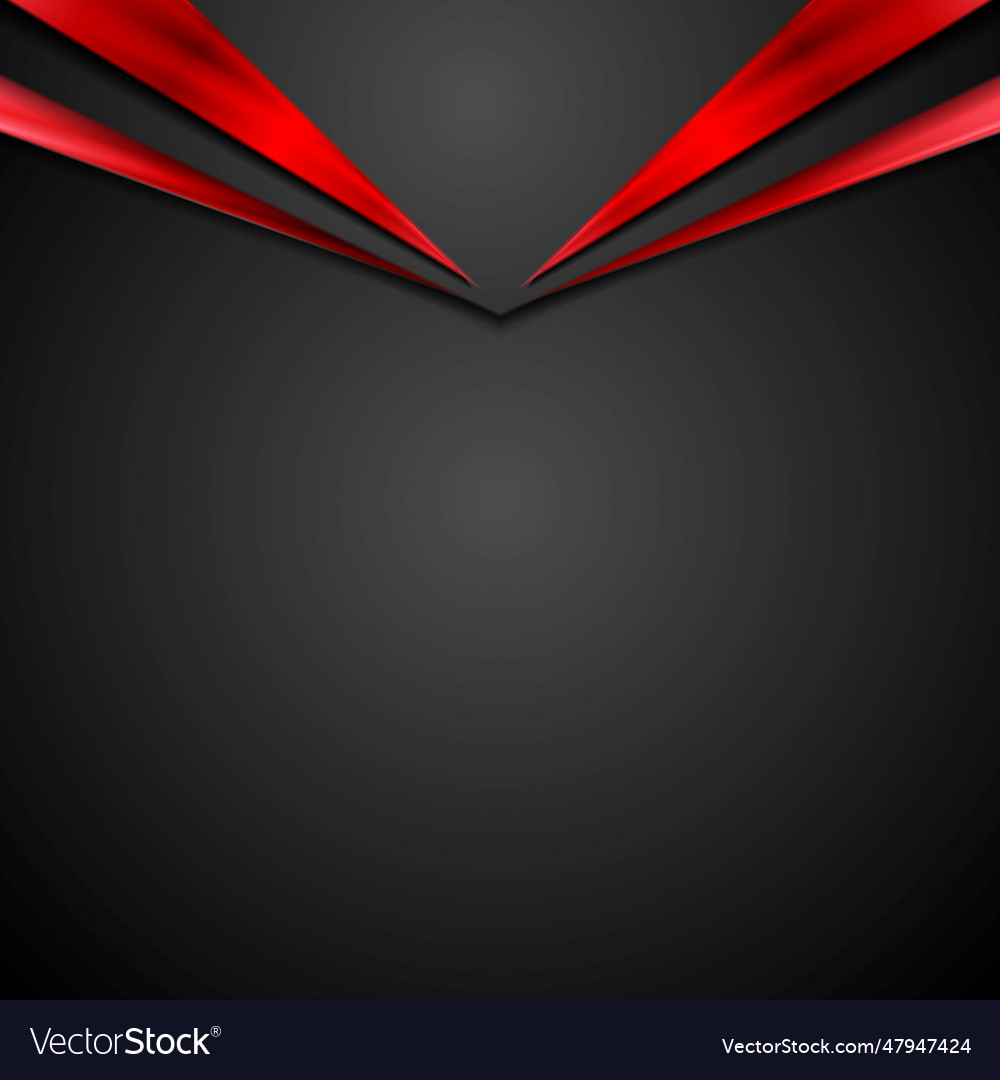 Black red contrast corporate background Royalty Free Vector