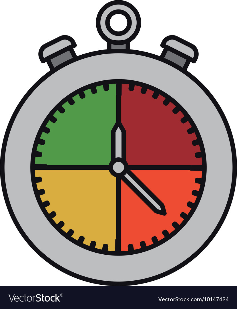 Chronometer isolated icon design