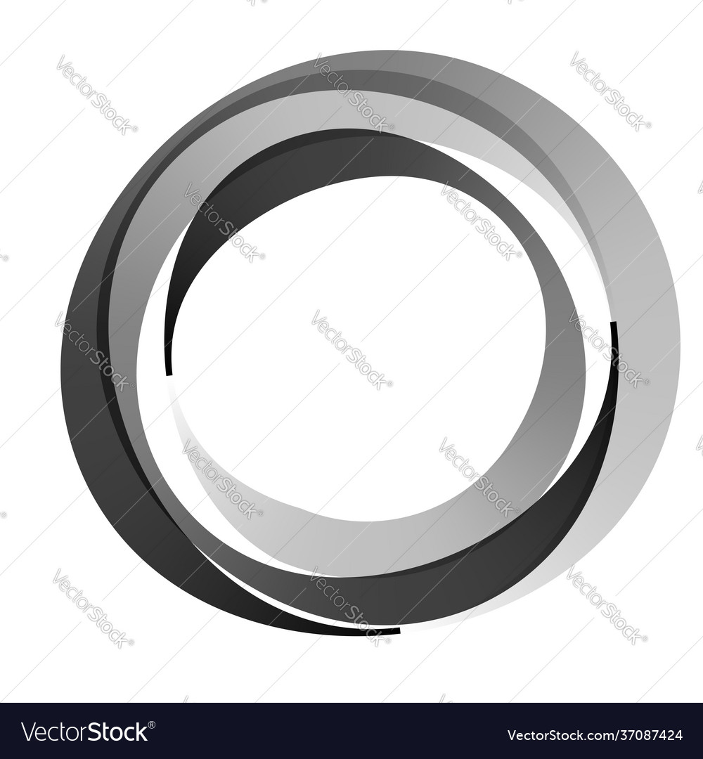 Circular concentric element abstract circle vector image Circular concentric element abstract circle