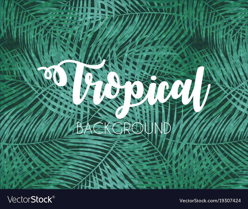 Colorful naturalistic tropical background from