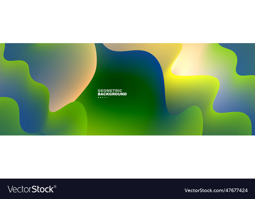 Dynamic liquid waves abstract background Vector Image Dynamic liquid waves abstract background