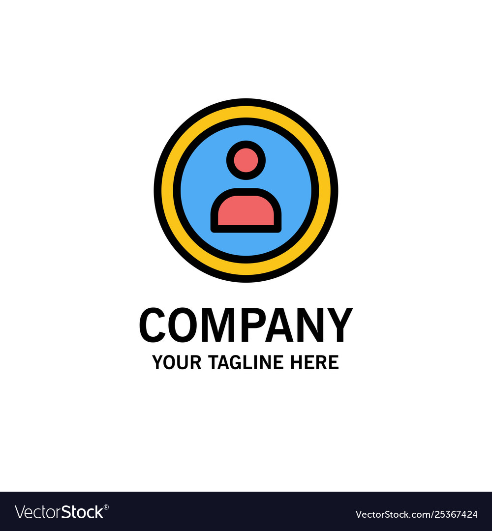Interface navigation user business logo template