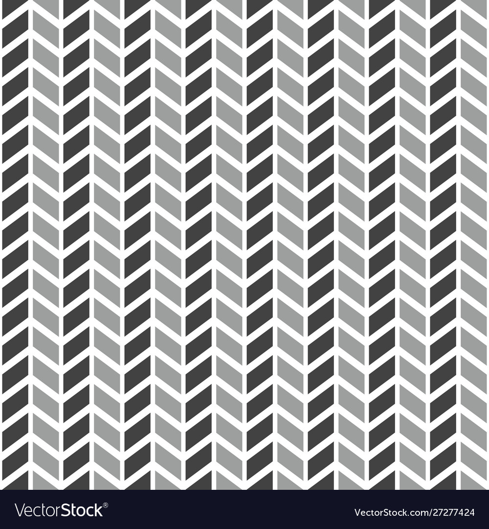 Tile pattern with grey arrows on white background vector image Tile pattern with grey arrows on white background