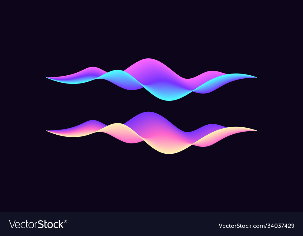 Abstract wave shape for voice recognition system