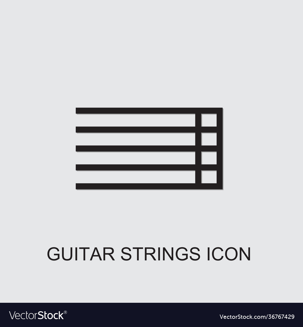 Guitar strings icon