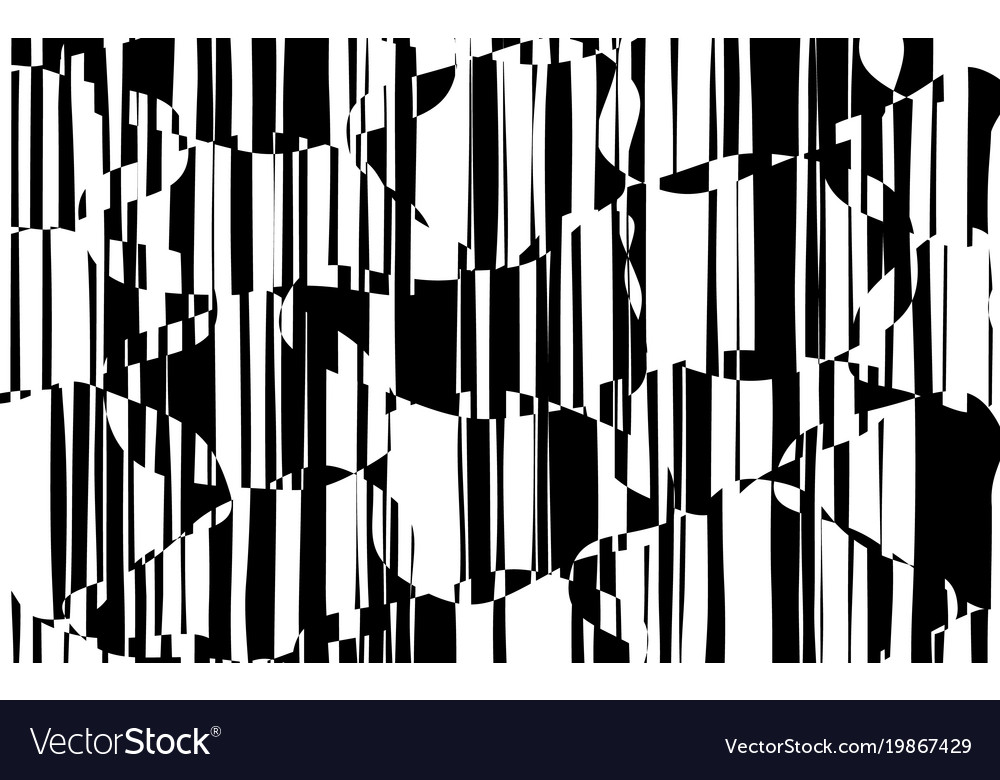 Random chaotic lines abstract geometric pattern
