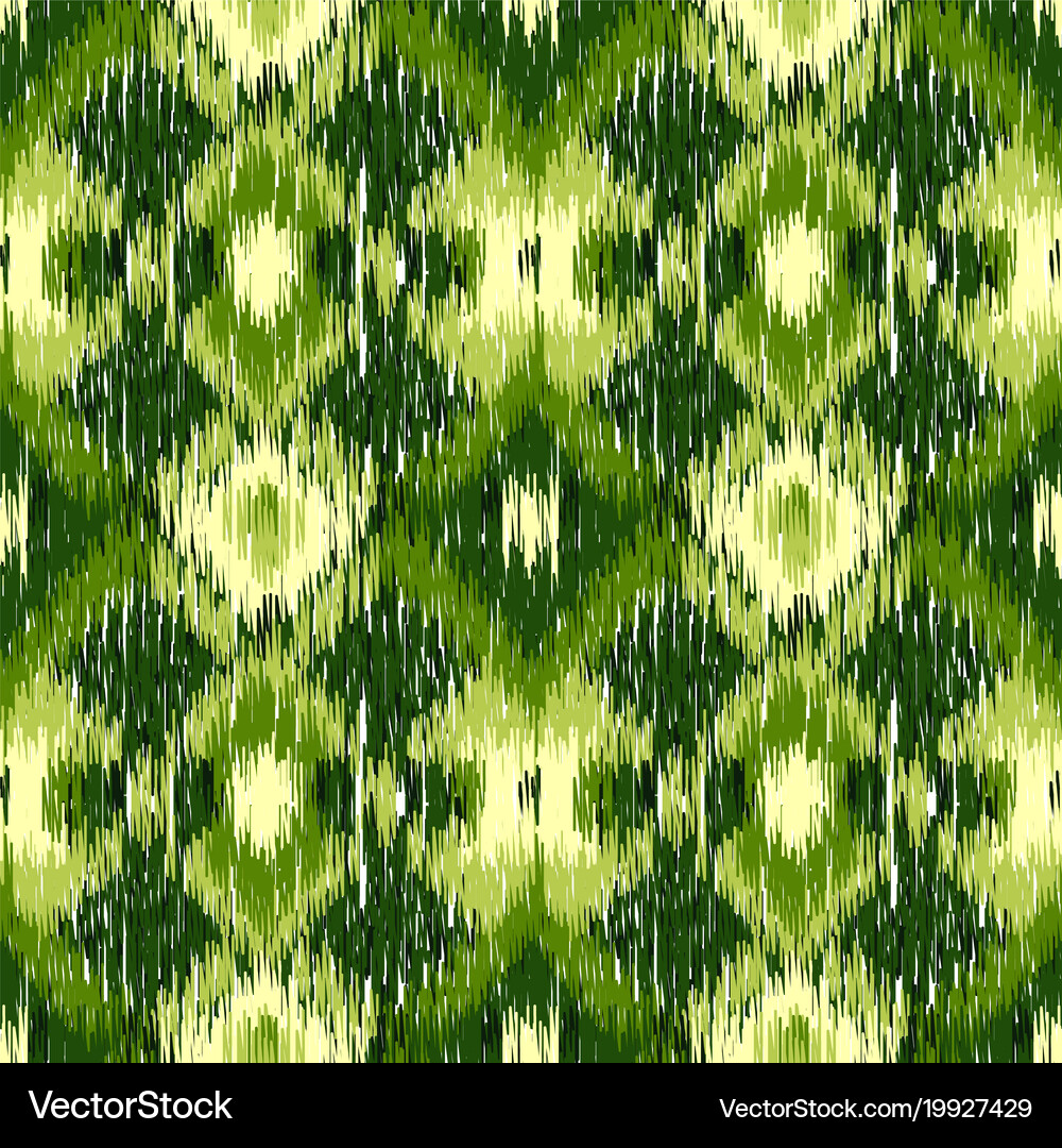 Seamless ikat pattern Royalty Free Vector Image