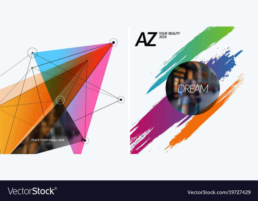 Set of abstract design elements for graphic