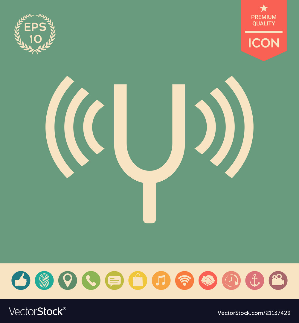 Tuning fork icon