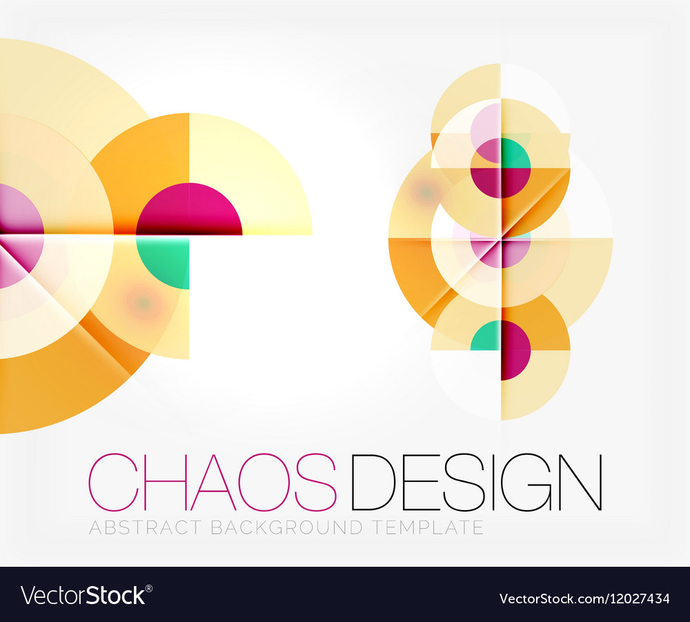 Abstract background with round shapes