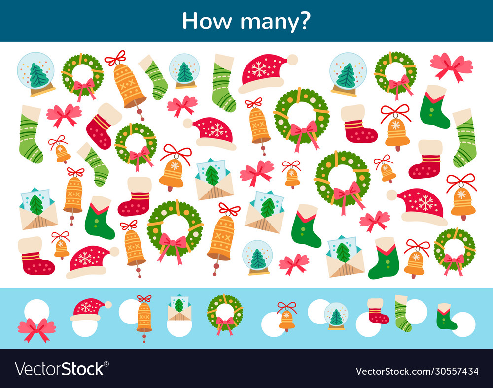Christmas Counting Game - Kids Decor