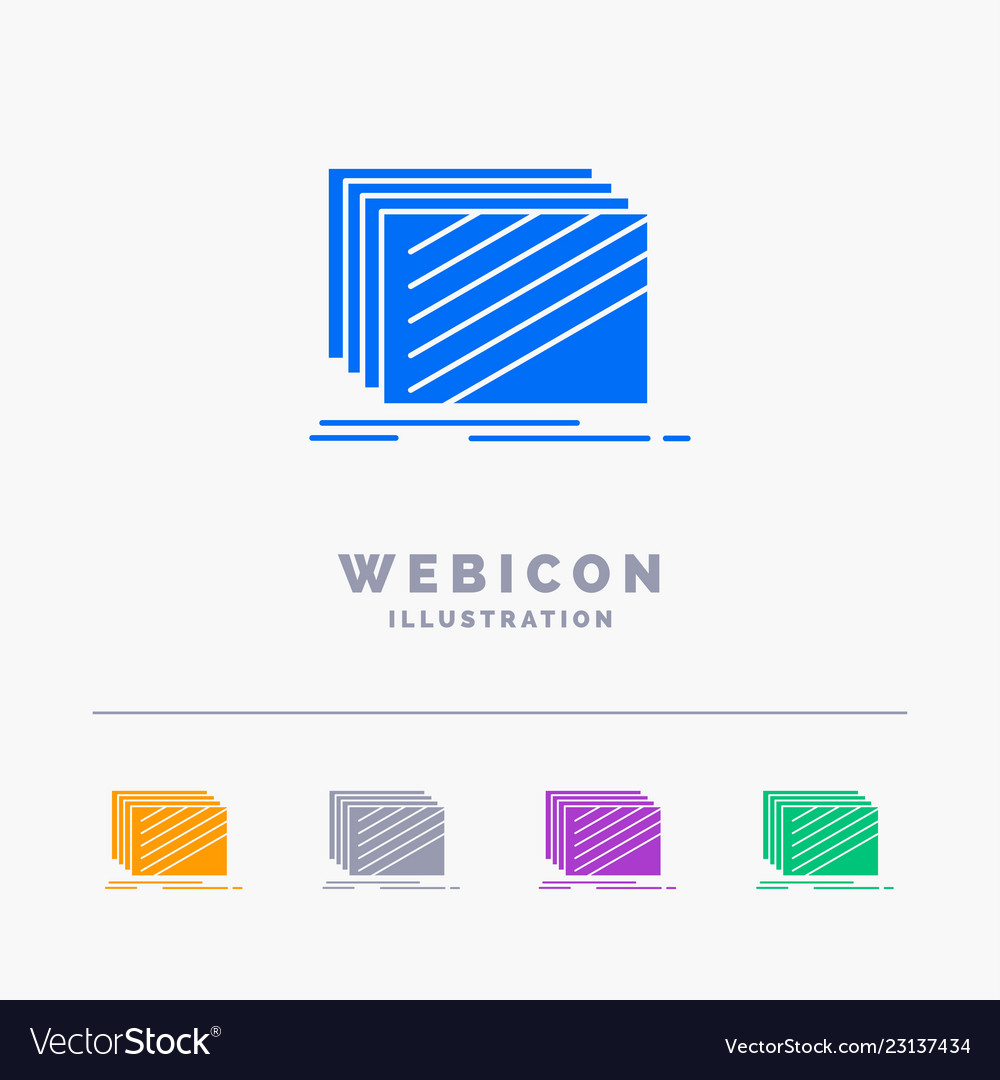 Design Layer Layout Texturen 5 Farbe vector image Design Layer Layout Texturen 5 Farbe
