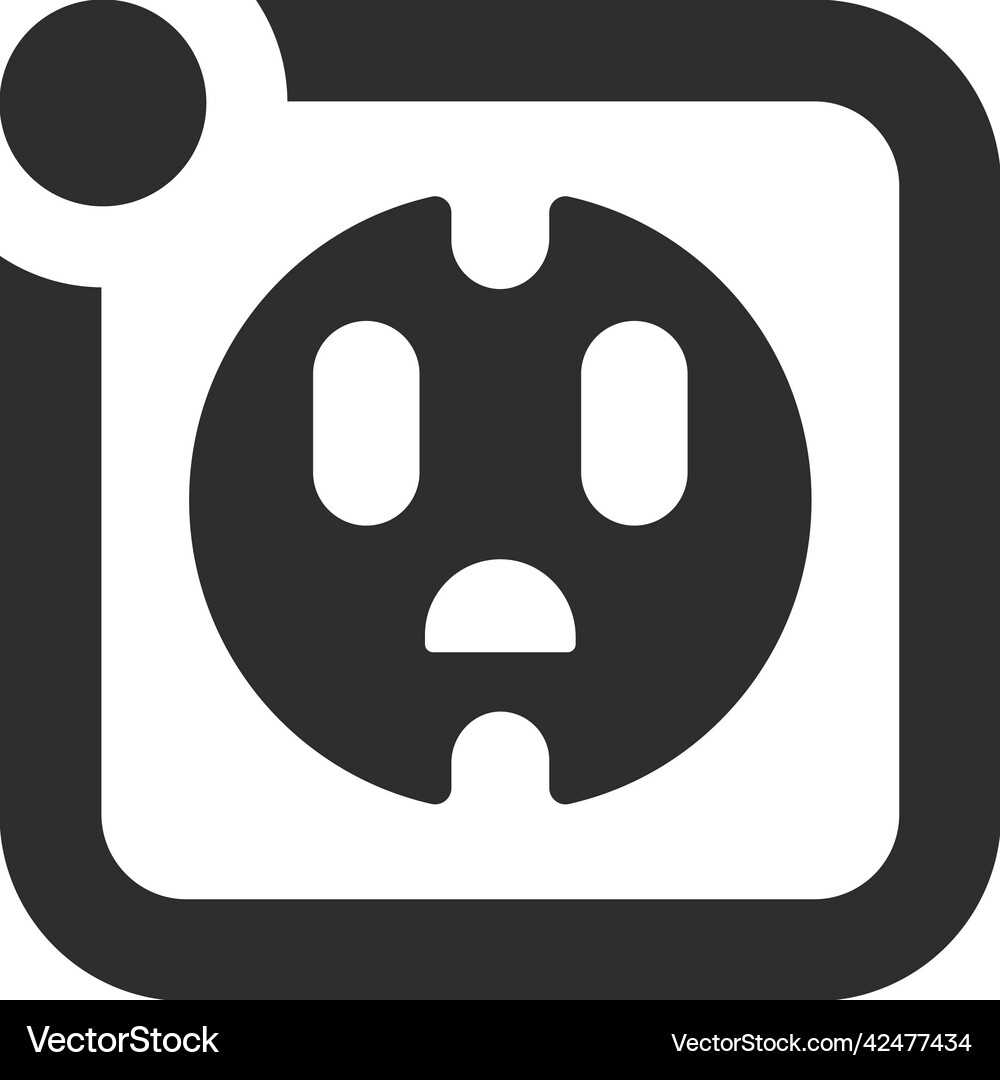 Electric socket icon Royalty Free Vector Image