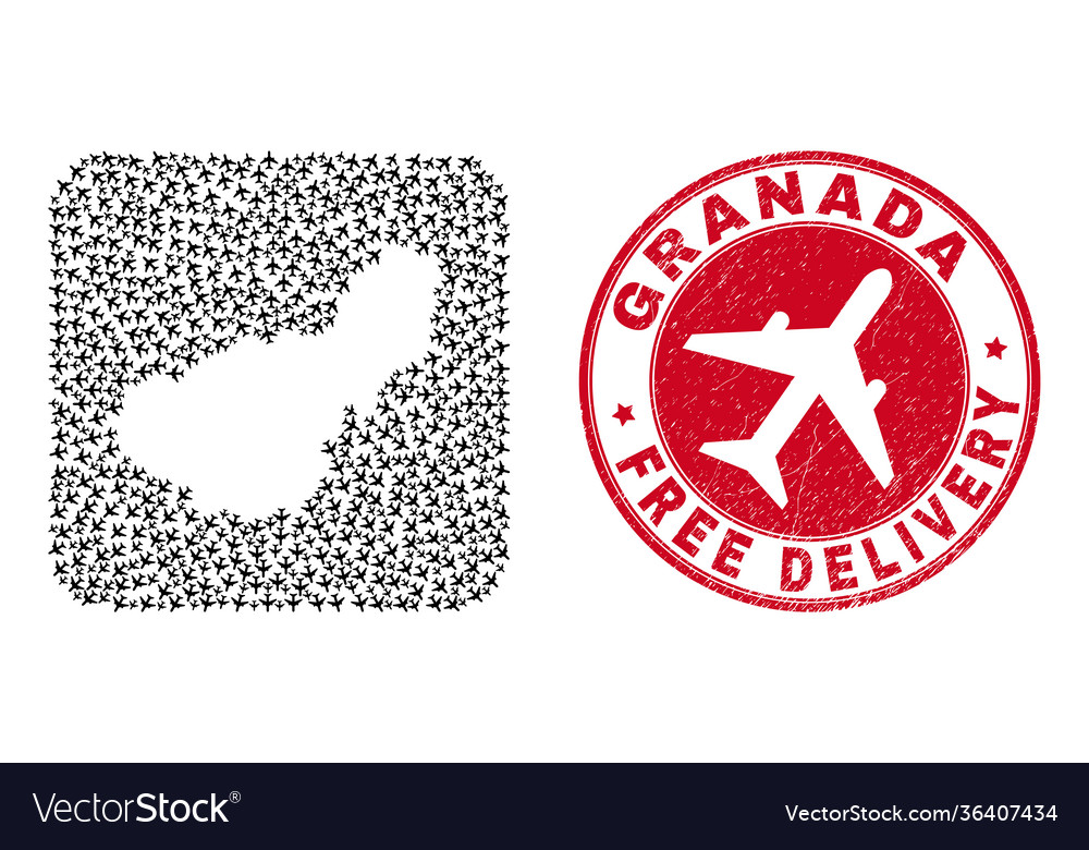 Free delivery watermark stamp seal and granada