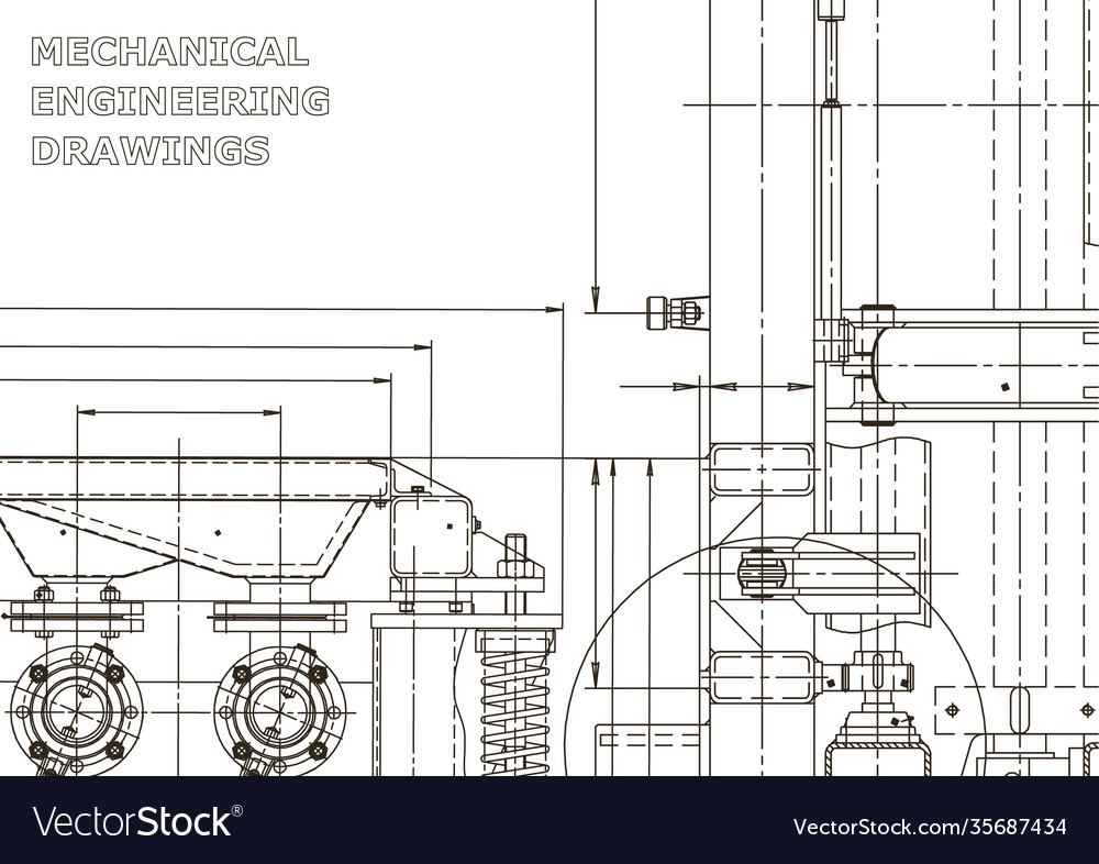 Mechanical engineering machine-building computer Vector Image