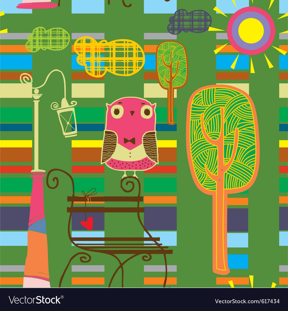 Park pattern background