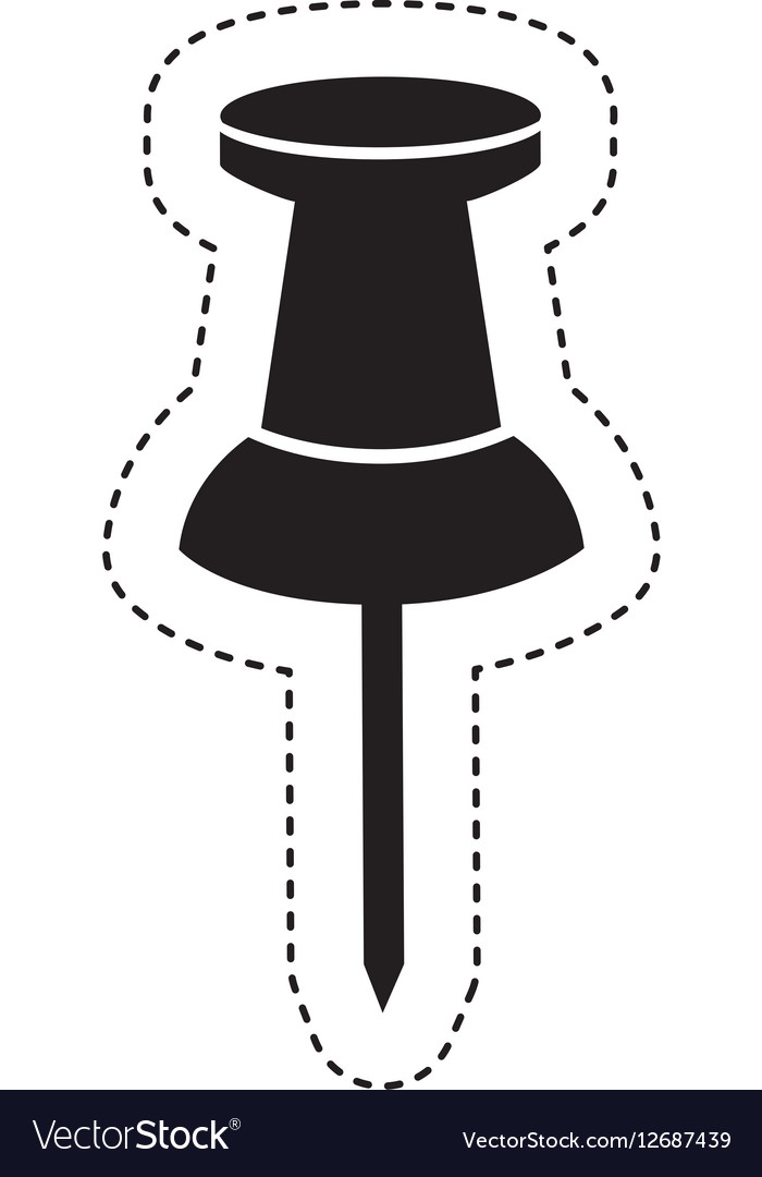 Pin pointer location icon