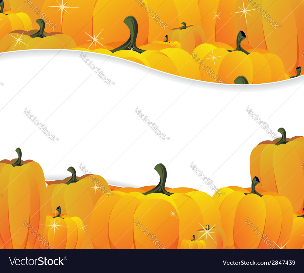 Pumpkins pile Royalty Free Vector Image - VectorStock