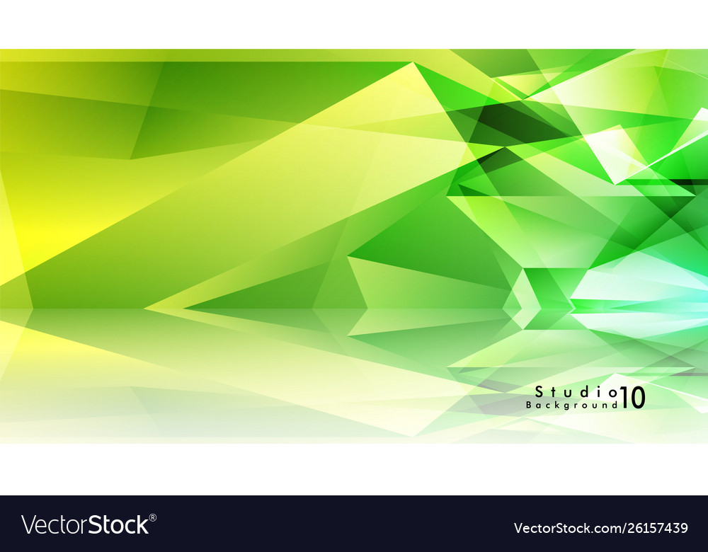 Studio background abstract triangles