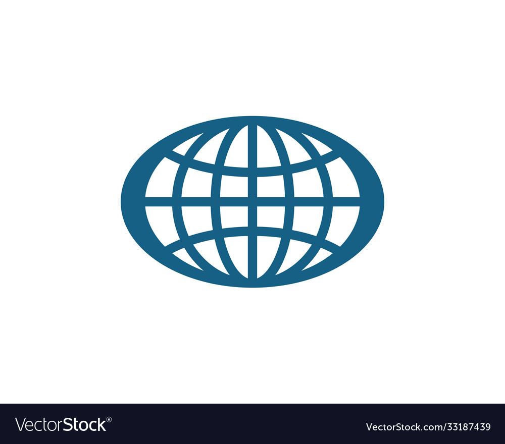 Wire world icon template Royalty Free Vector Image