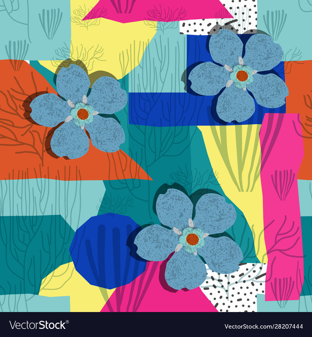 Abstract seamless pattern vector image Abstract seamless pattern