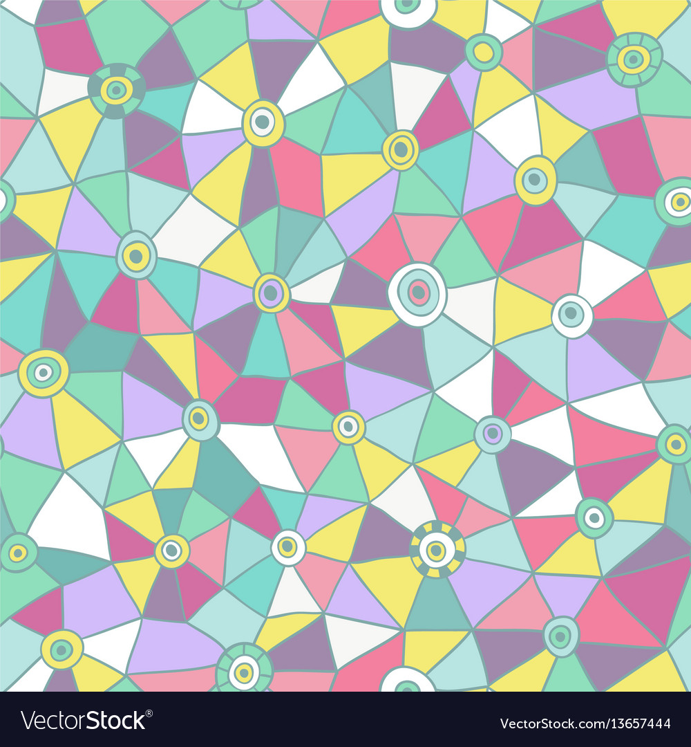 Abstract triangles pattern honeycomb grid vector image Abstract triangles pattern honeycomb grid