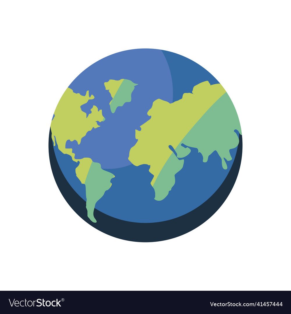 Earth globe design Royalty Free Vector Image - VectorStock