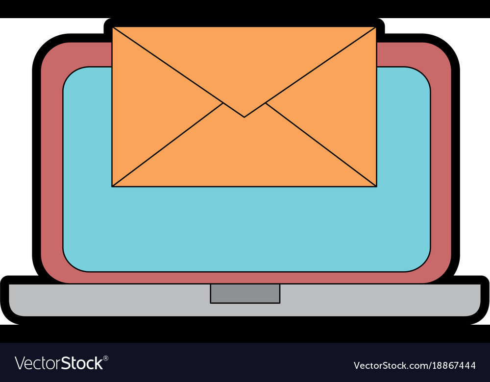 Laptop computer with envelope