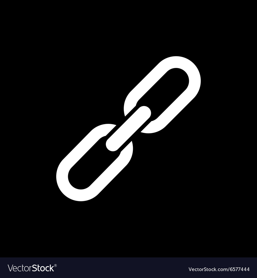 Link icon linked symbol flat