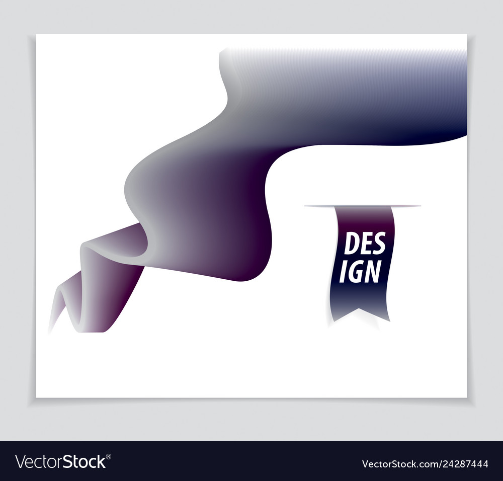 Modern abstract shape 3d gradient flower vector image Modern abstract shape 3d gradient flower