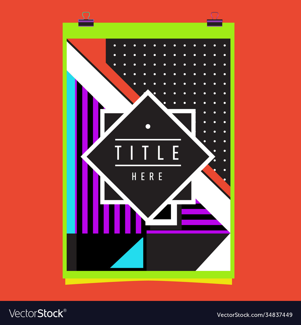 Abstract colorful geometric pattern background