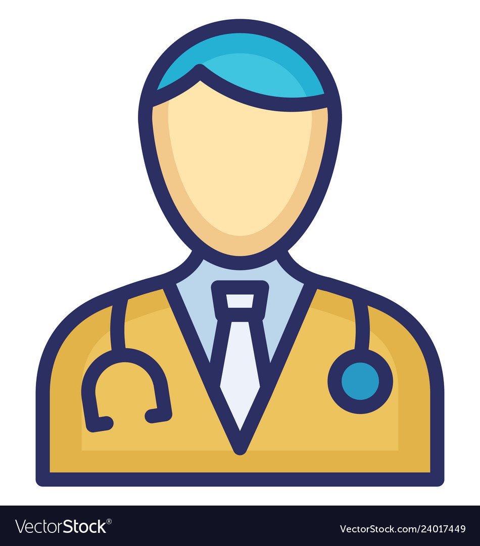 Doctor icon which can easily modify or edi Vector Image