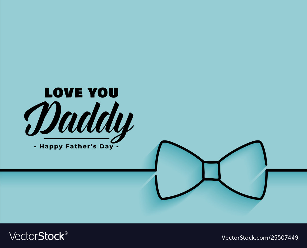 Elegant happy fathers day banner Royalty Free Vector Image